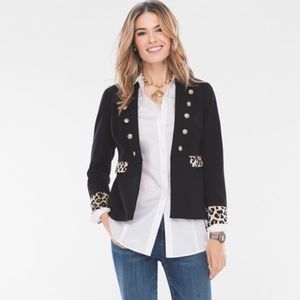 NWOT CHICOS leopard blazer